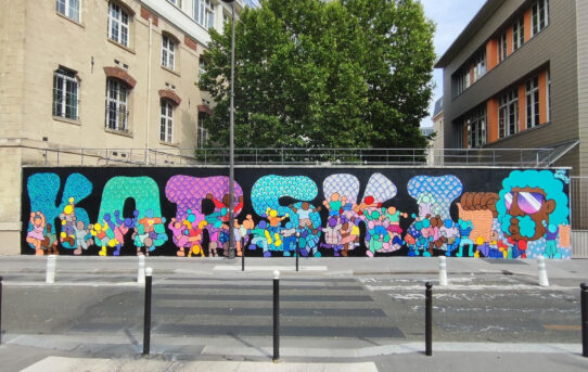 Une fresque géante dans le 10ème - Paris