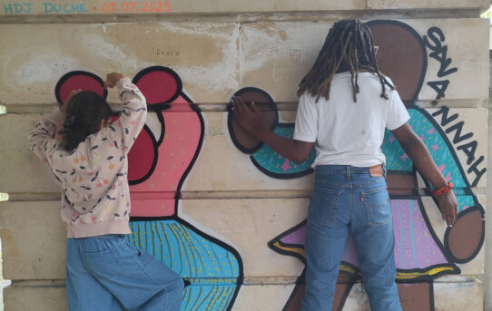 Graffiti à l'hôpital de la Pitié Salpêtrière