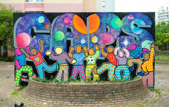 Graffiti animé à la Fosse aux Fraises