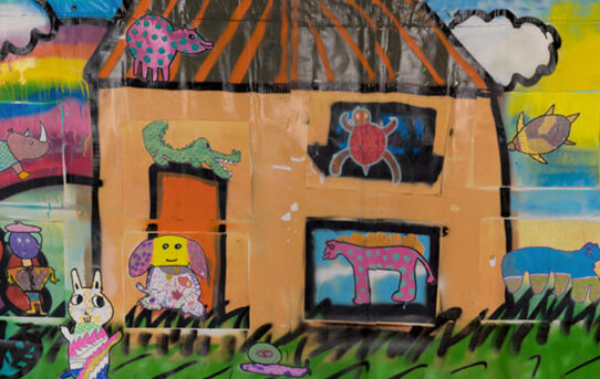 Graffiti animé à "Ateliers 13 pour tous"