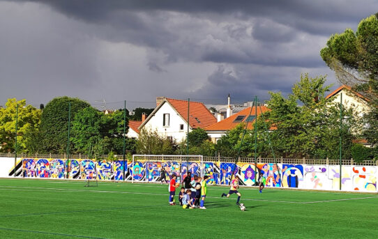 Fresque au Football Club de Bourg la Reine
